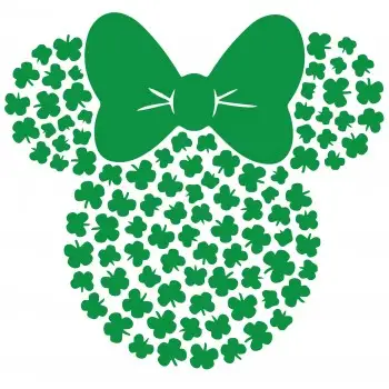 Disney St Patrick  Shamrock  Iron On Transfer Vinyl HTV