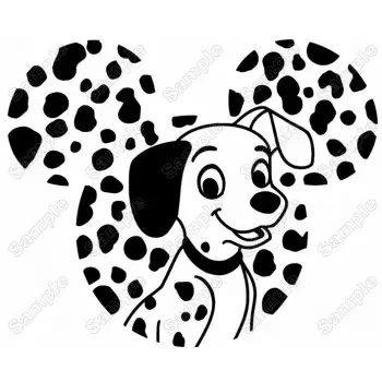 Dalmatians Heat Iron on Transfer  Vinyl HTV