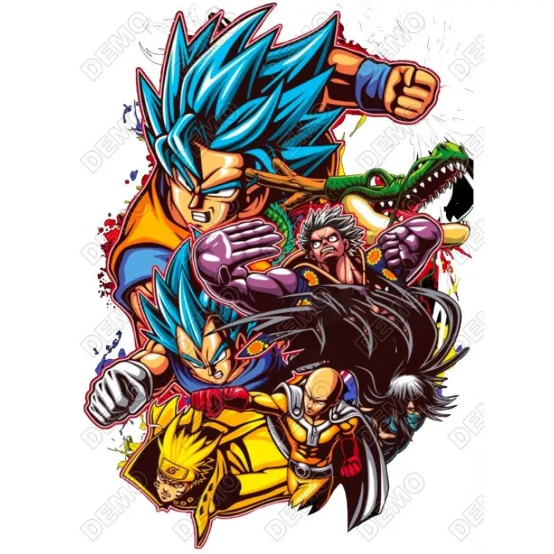 Anime Dragon Ball  T Shirt Heat  Iron on Transfer #2