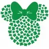 Disney St Patrick  Shamrock  Iron On Transfer Vinyl HTV