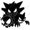 Pokemon Gengar Shirt Iron On Transfer Vinyl HTV #2