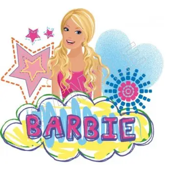 Barbie T Shirt Iron on Transfer Decal #6