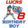 BeyBlade Birthday Personalized Custom T Shirt Iron on Transfer Decal #8