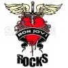 Bon Jovi  T Shirt Iron on Transfer Decal #1