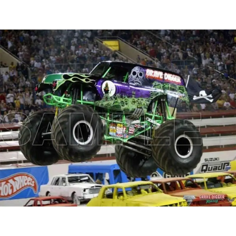 GRAVE DIGGER Monster Jam T Shirt Iron on Transfer  Decal  #6