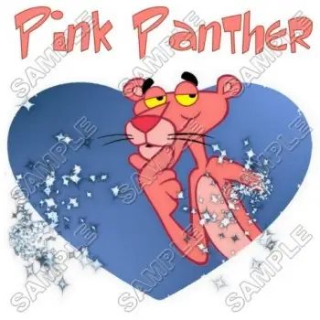 Pink Panther  T Shirt Iron on Transfer Decal #1