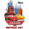 Pixar cars  Birthday  Personalized  Custom  T Shirt Iron on Transfer Decal #1