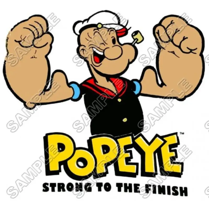 Popeye  T Shirt Iron on Transfer Decal #8