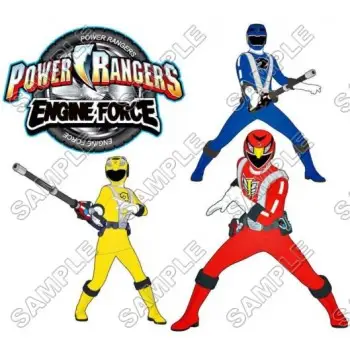 Power Rangers: Samurai T Shirt Iron on Transfer Decal #1