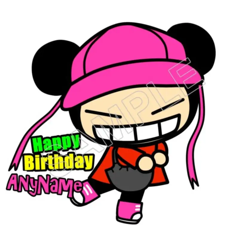 Pucca Birthday  Personalized  Custom  T Shirt Iron on Transfer Decal #106