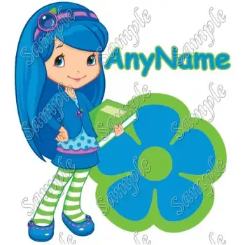 Strawberry Shortcake Blueberry Muffin Personalized  Custom  T Shirt Iron on Transfer Decal #3