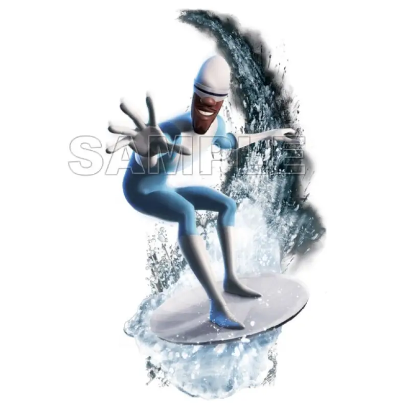 The Incredibles Frozone  T Shirt Iron on Transfer Decal #6