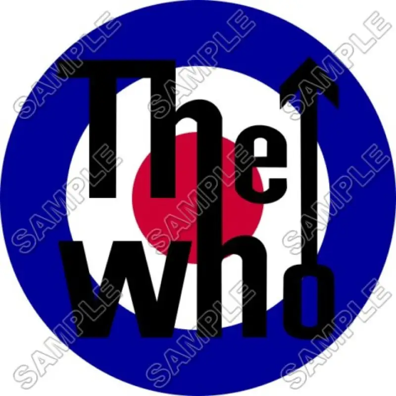 The Who (Band) T Shirt Iron on Transfer Decal #2