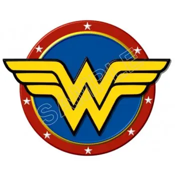 Wonder Woman Logo  T Shirt Iron on Transfer Decal #2