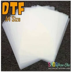 DTF PET Film,  A4 (8.3"x11.7"), 1 sample sheet 