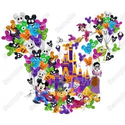 Halloween Mickey Mouse Disney Magic Kingdom T Shirt Iron on Transfer 