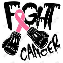 Breast Cancer Awareness  Fight  T Shirt Iron on Transfer  Decal 