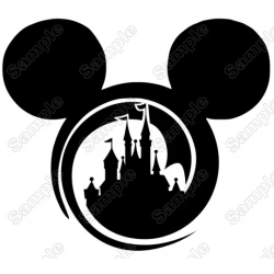 Disney Mickey Mouse head Iron On Transfer Vinyl HTV