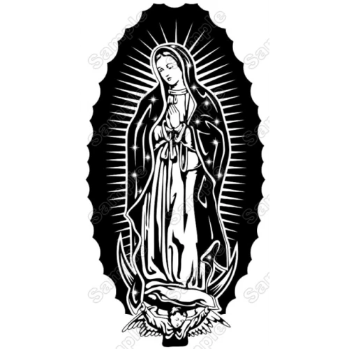 Our Lady of Guadalupe Iron On Transfer Vinyl HTV