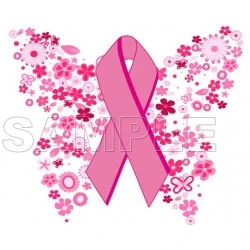 Breast Cancer Awareness T Shirt Iron on Transfer Decal #4