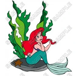 Disney Princess Ariel Little Mermaid  T Shirt Iron on Transfer Decal #5