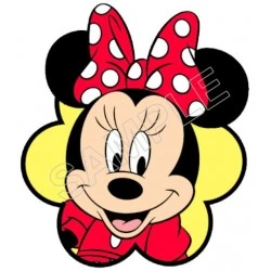 Minnie Mouse Red  Bow  T Shirt Iron on Transfer  Decal  #52