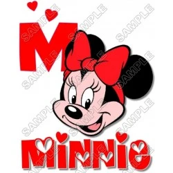 Minnie Mouse  T Shirt Iron on Transfer Decal #15