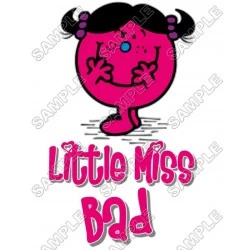 Mr Men and Little Miss Bad  T Shirt Iron on Transfer Decal #37