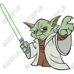 Star Wars  Master Yoda  T Shirt Iron on Transfer Decal #10