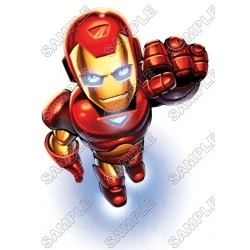 Super Hero Squad Iron Man T Shirt Iron on Transfer Decal #2
