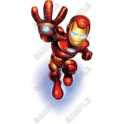 Super Hero Squad Iron Man T Shirt Iron on Transfer Decal #3