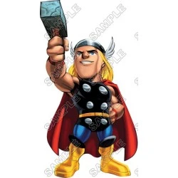Super Hero Squad Thor  T Shirt Iron on Transfer Decal #6