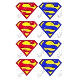 Superman Logo T Shirt Iron on Transfer Decal #5