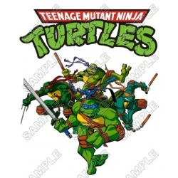 Teenage Mutant Ninja Turtles Birthday Boy Iron On T Shirt Fabric Transfers  - Teenage Mutant Ninja Turtle Birthday - Tapestry