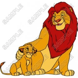 The Lion King Valentine Iron On Transfer For T-Shirt & Light Color Fabrics  #2