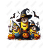 Halloween Despicable Me  Minions  T Shirt Iron on Transfer #6