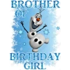 Frozen Family Member Birthday  T Shirt Iron on Transfer Decal by www.shopironons.com