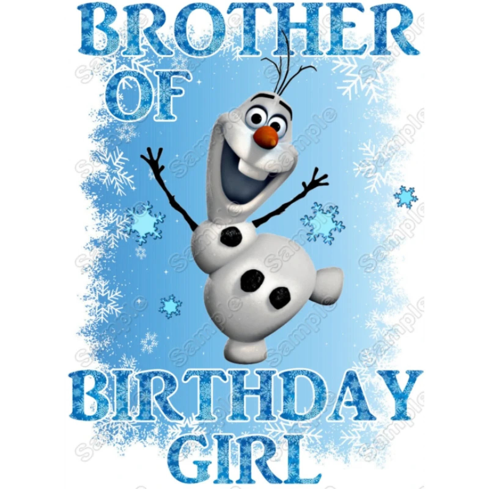 Frozen Family Member Birthday T Shirt Iron on Transfer Decal by www.shopironons