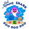 Baby Shark Family  Member  Custom  T Shirt Iron on Transfer