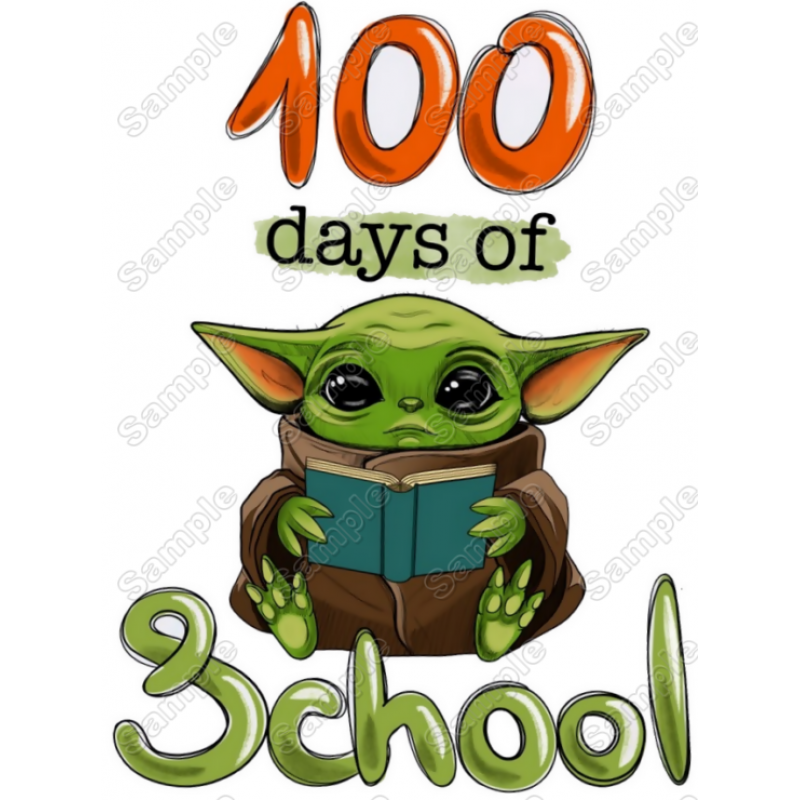 100 Days of School Star Wars T Shirt Iron on Transfer Decal