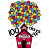 100 Days of School Balloons T Shirt Iron on Transfer Decal 