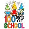 100 Days of School Gnomes T Shirt Iron on Transfer   #2