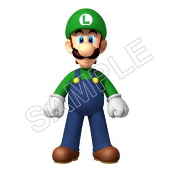 Super Mario Bros. Luigi T Shirt Iron on Transfer Decal #15