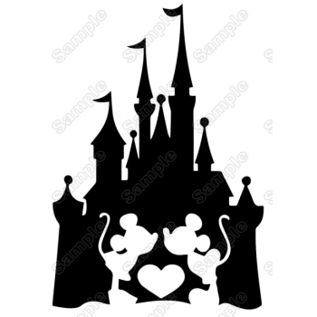 Disney Castle  Iron On Transfer Vinyl HTV