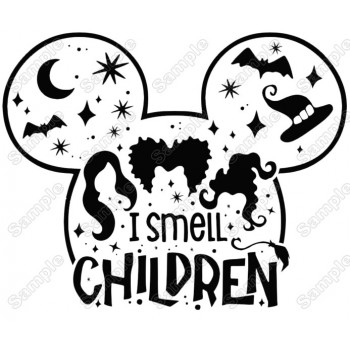 Halloween I smell Children Heat Iron On Transfer Vinyl HTV