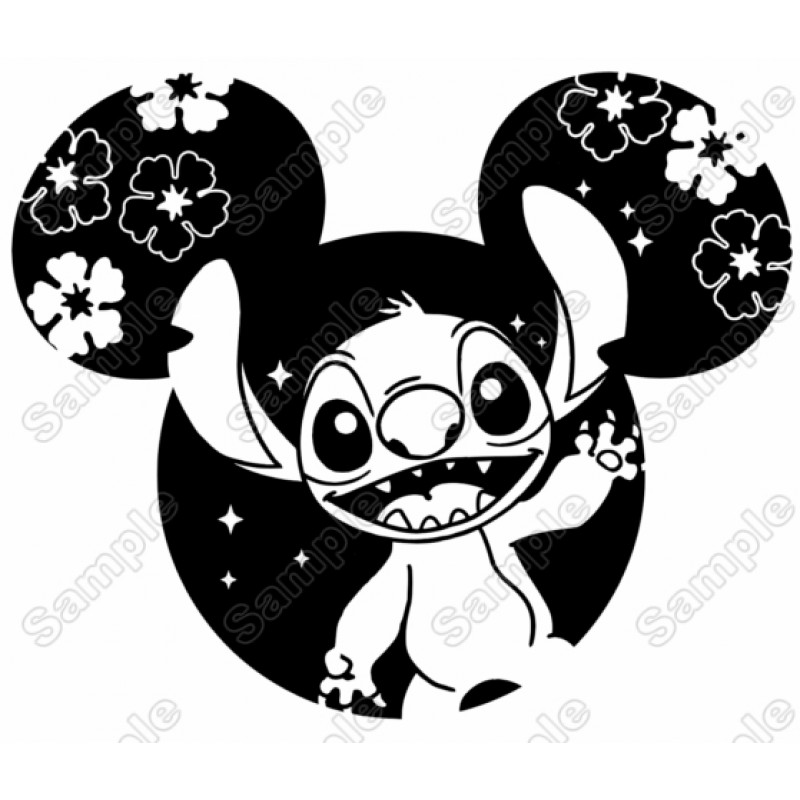 Lilo & Stitch Disney Heat Iron on Transfer  Vinyl HTV