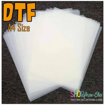 DTF PET Film,  A4 (8.3"x11.7"), 100 sheets/pack 