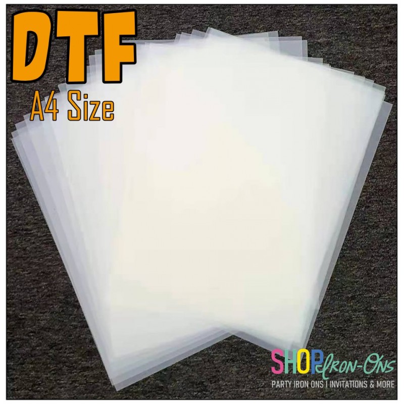 DTF PET Film,  A4 (8.3x11.7), 25 sheets/pack