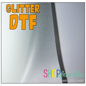 GLITTER DTF PET Film,  A4 (8.3"x11.7"), 1 sample sheet