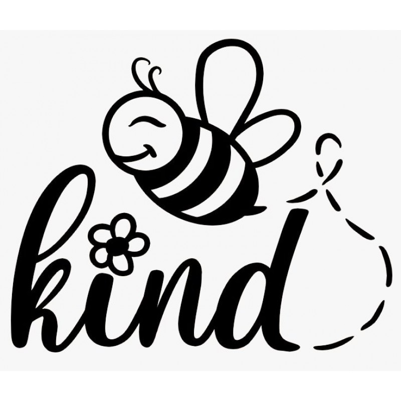 Bee Kind  Iron On Transfer Vinyl  HTV